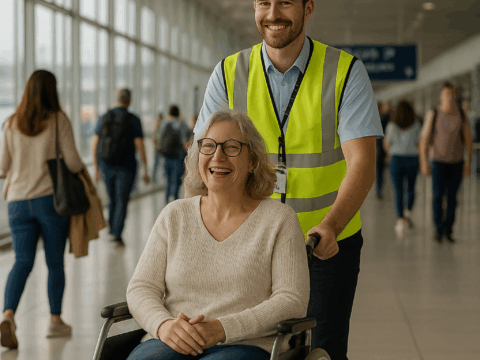 Accompagnateur de personnes à mobilité réduite